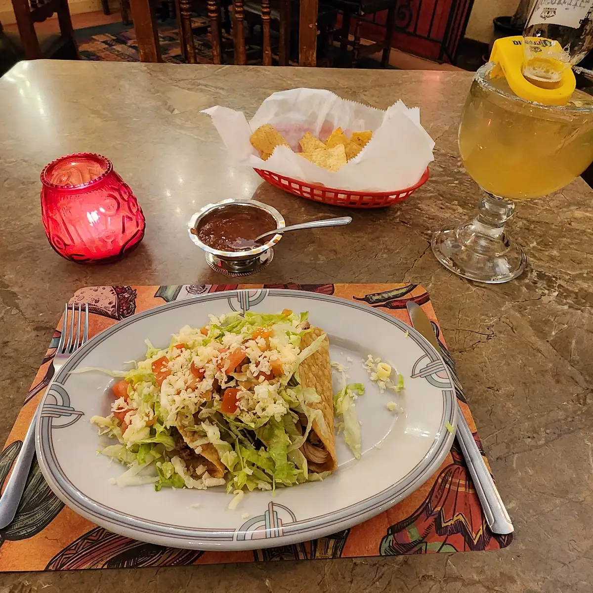 Crispy Shell Taco Plate