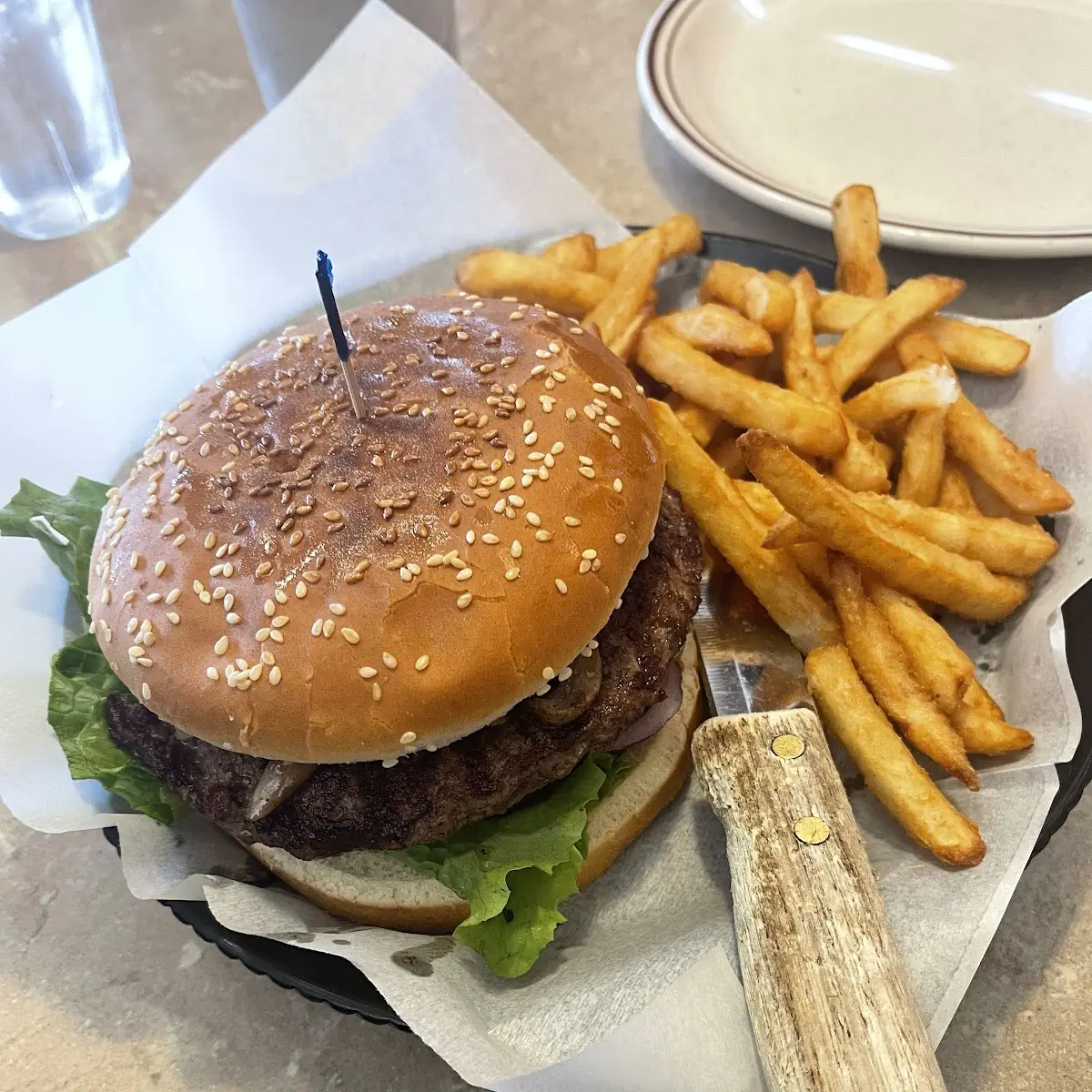 Mushroom Swiss Burger