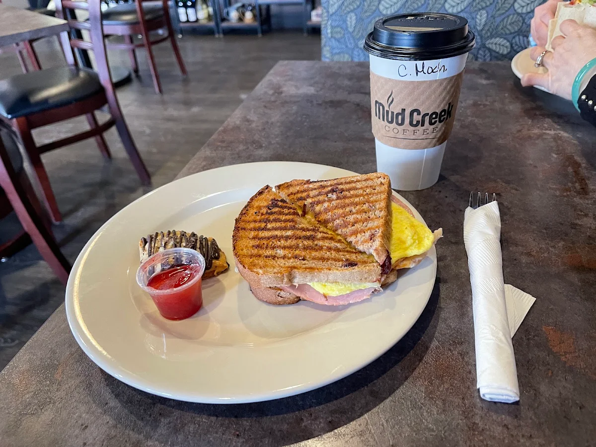 Turkey Eggs and Cheese Panini