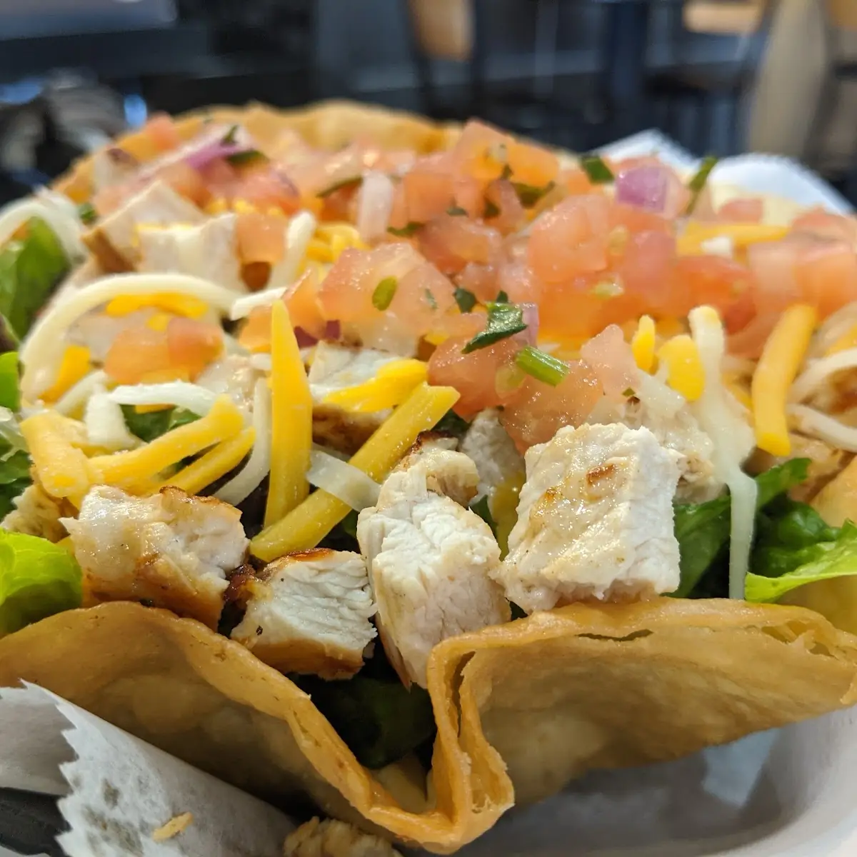 Taco Salad with Chicken