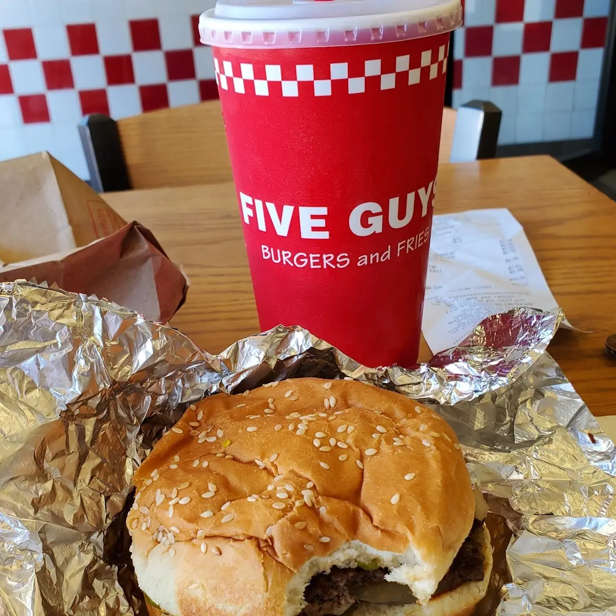 Hamburger with Fried Onions