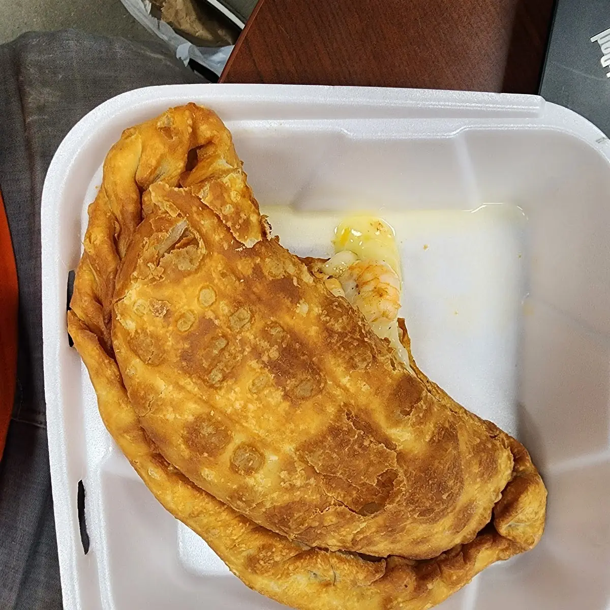 Deep Fried Shrimp Quesadilla