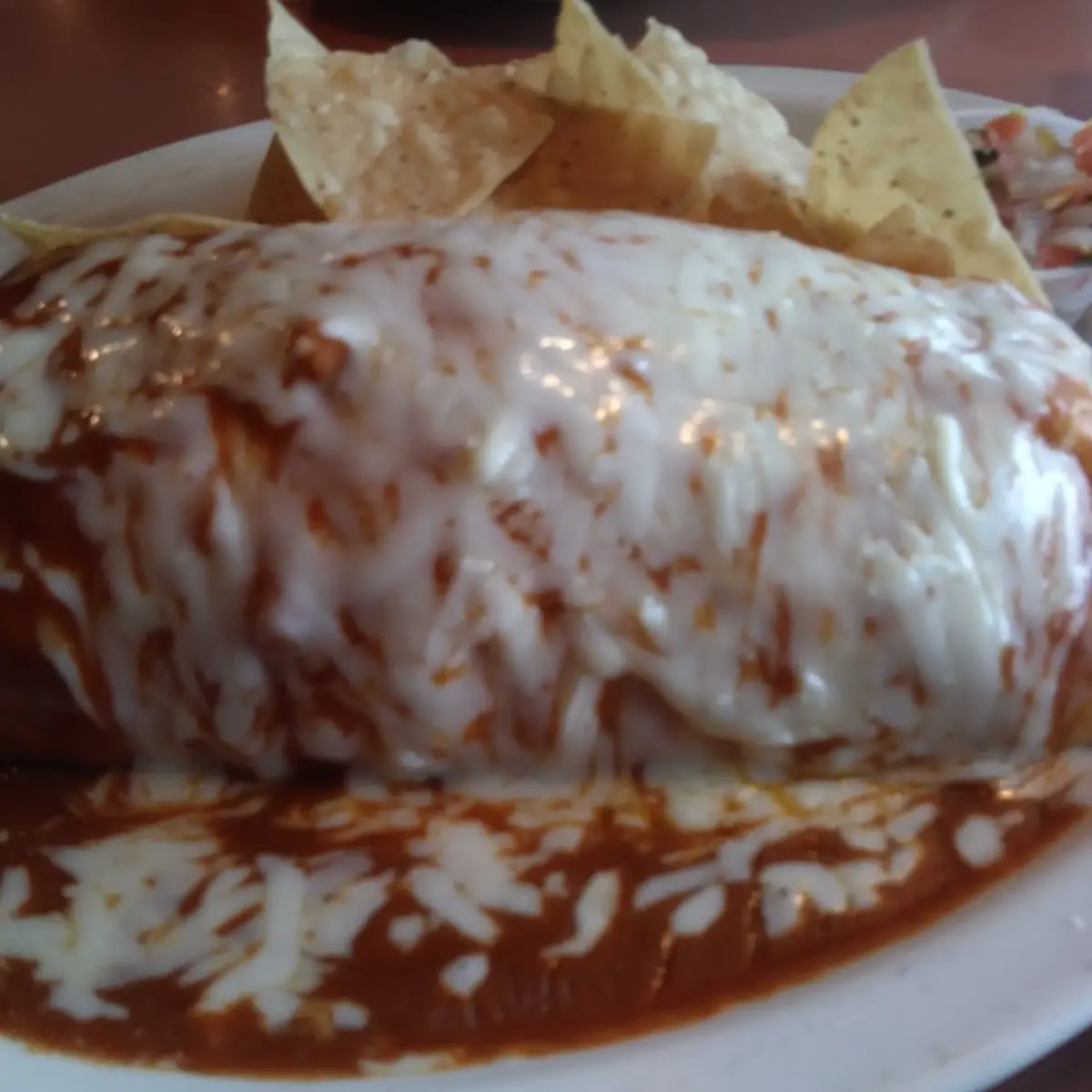 Super Wet Chicken Burrito