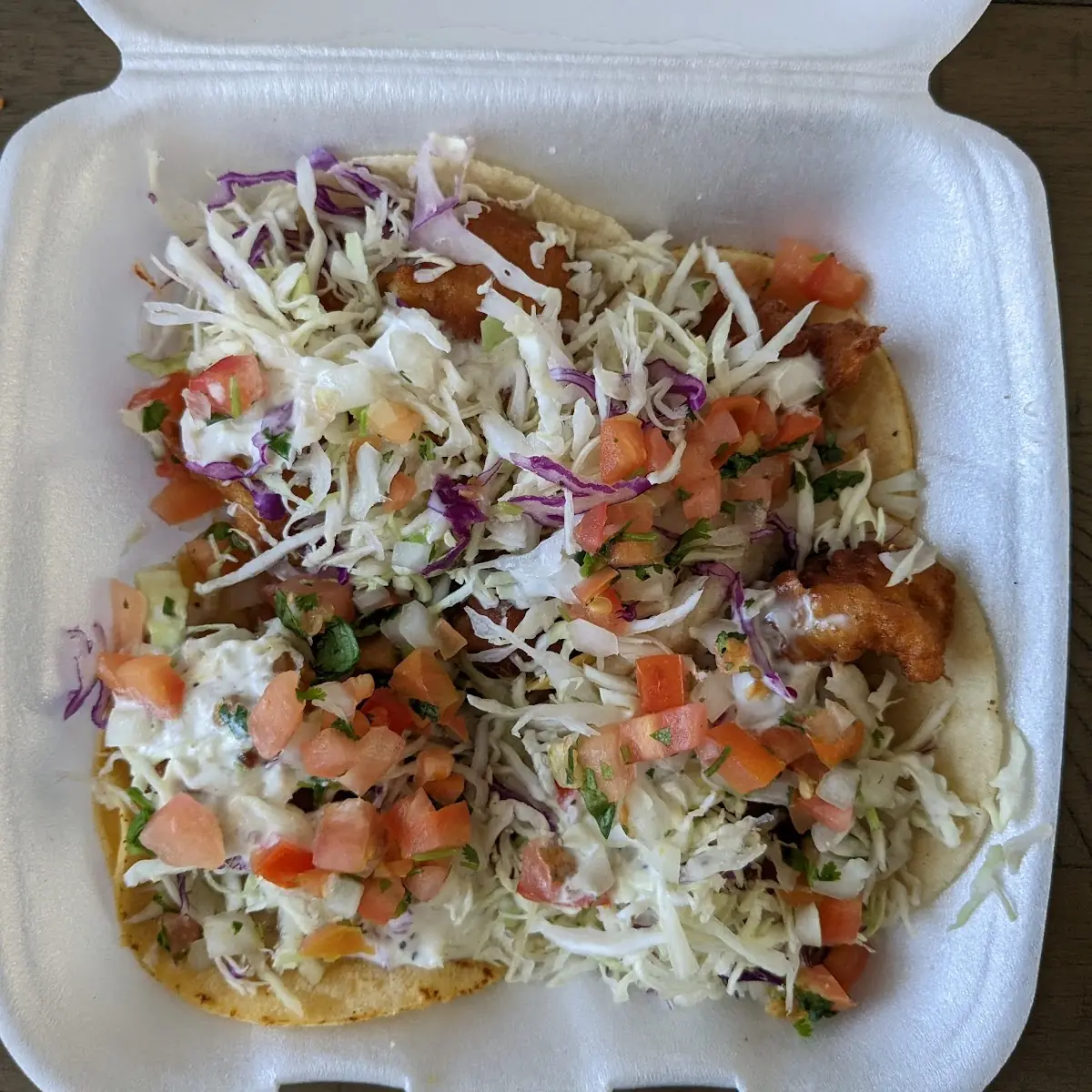 Baja Fish Tacos 2 Side Orders