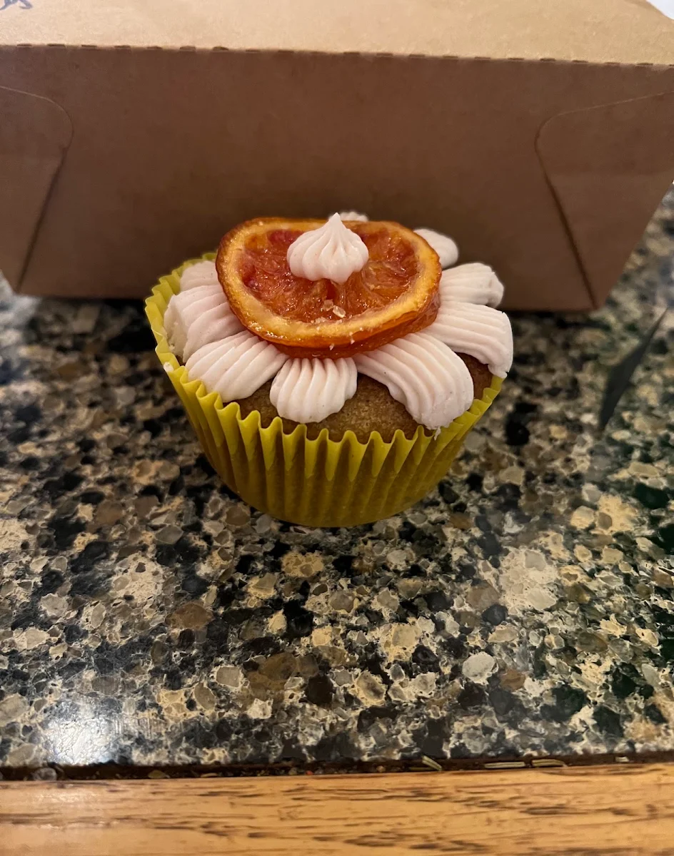 Blood Orange Cupcake