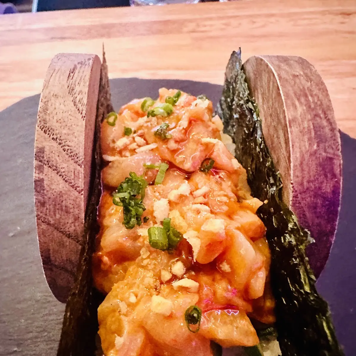 Spicy Scallop Hand Roll