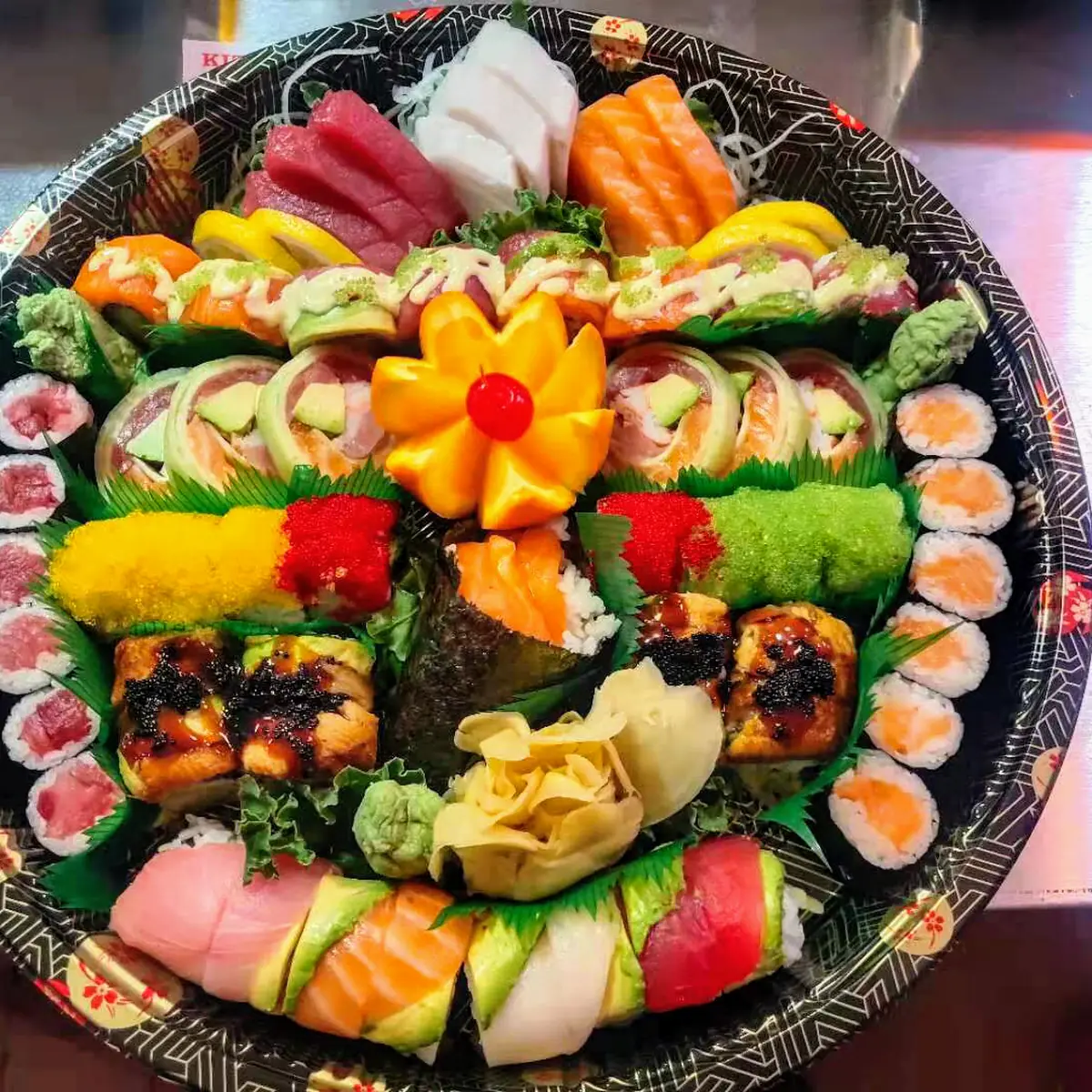 Single Roll and Sashimi