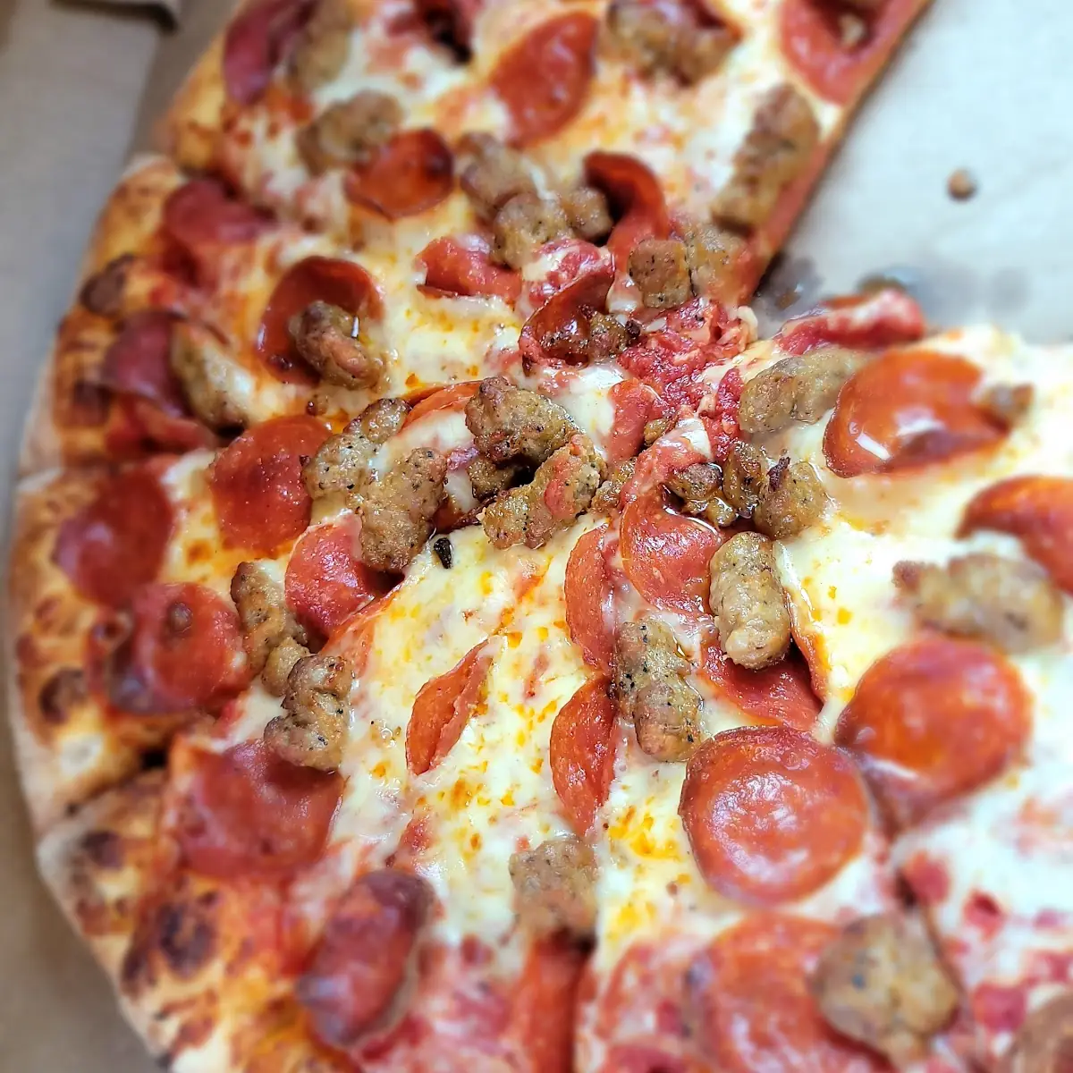 Pepperoni & Italian Sausage Pizza