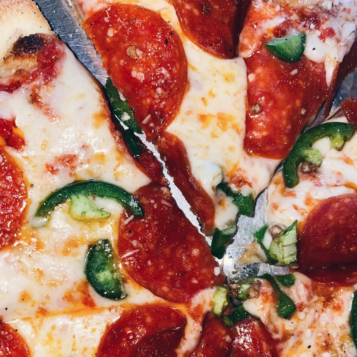 Pepperoni Pizza with Jalapenos
