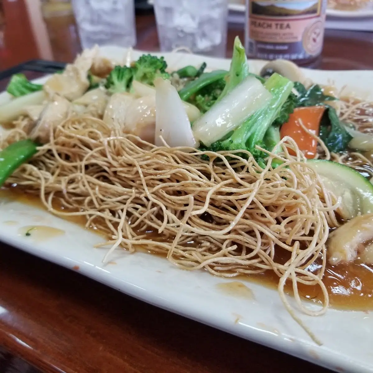 Chicken Pan Fried Noodles