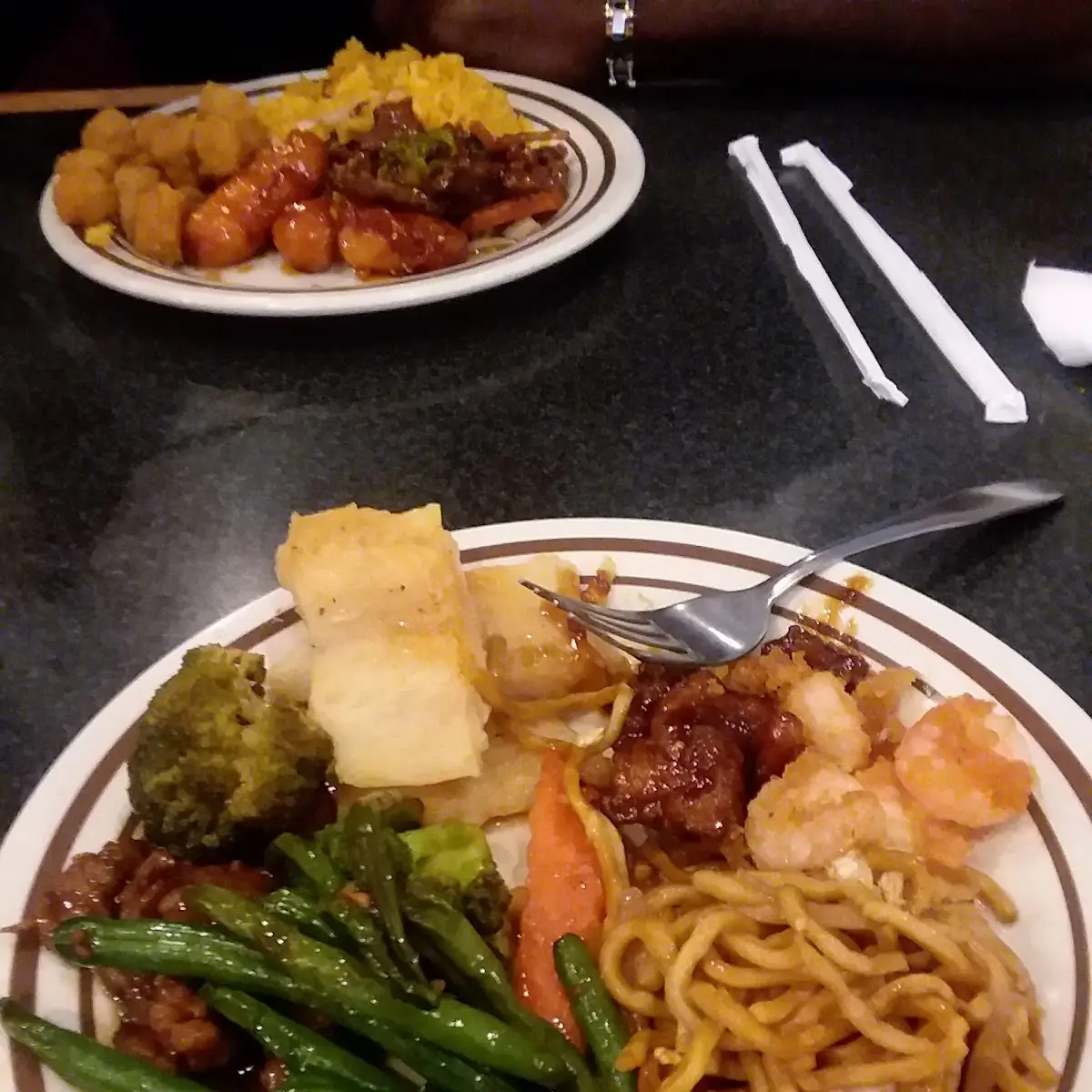 Jumbo Shrimp Scallops Chicken with Mixed Vegetable