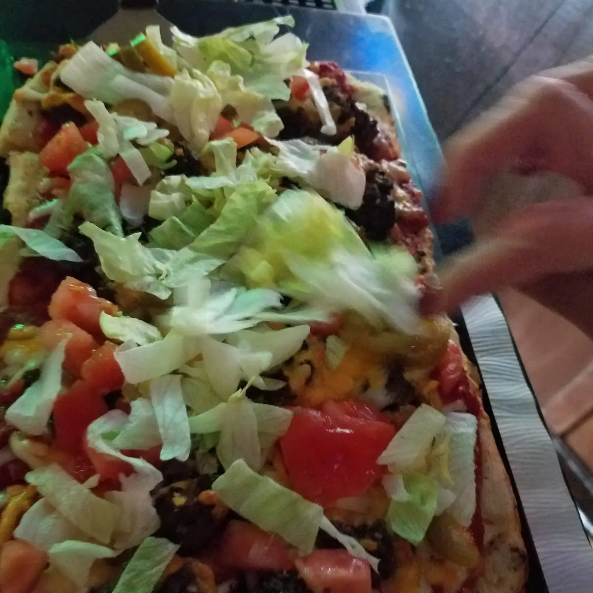 Taco Flatbread Pizza