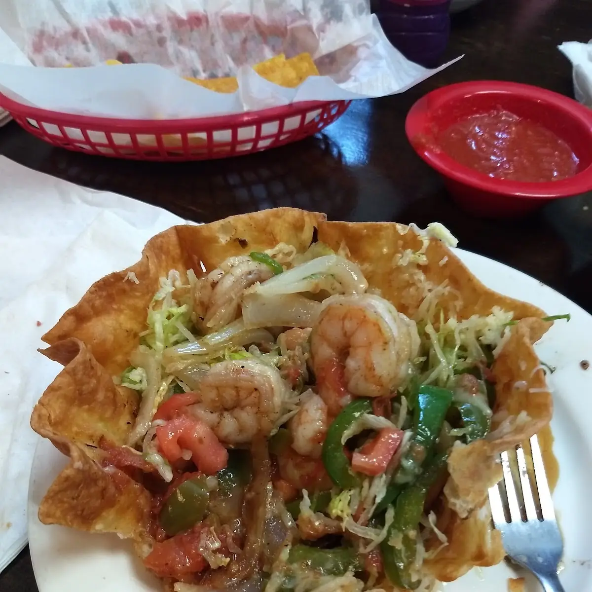 Shrimp Taco Salad