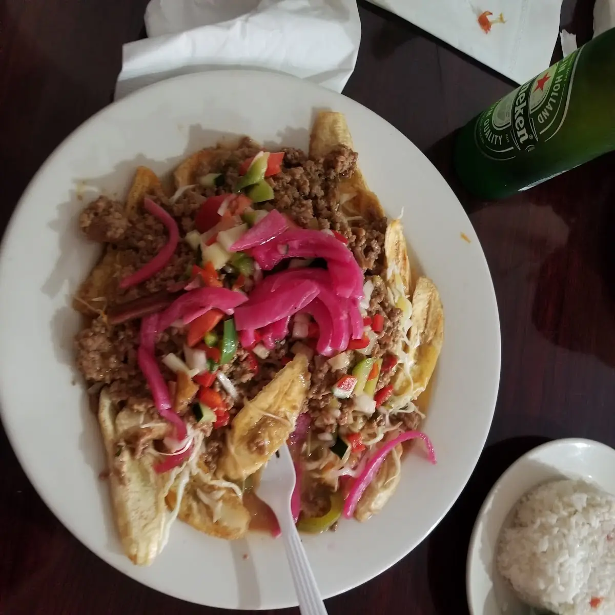 Tajadas Con Carne Molida