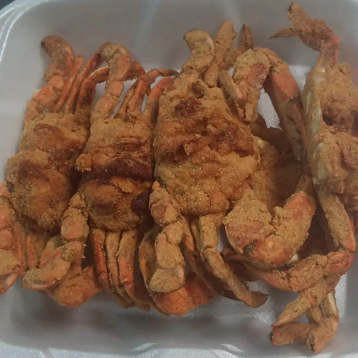 Fried Blue Whale Crabs