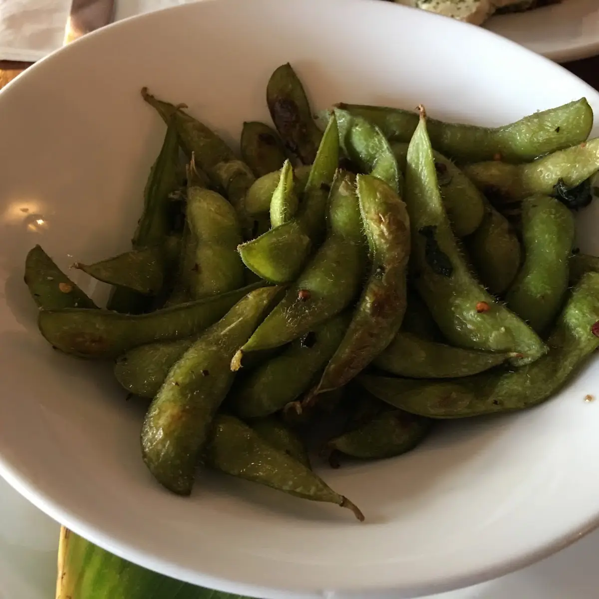 Pan Seared Edamame