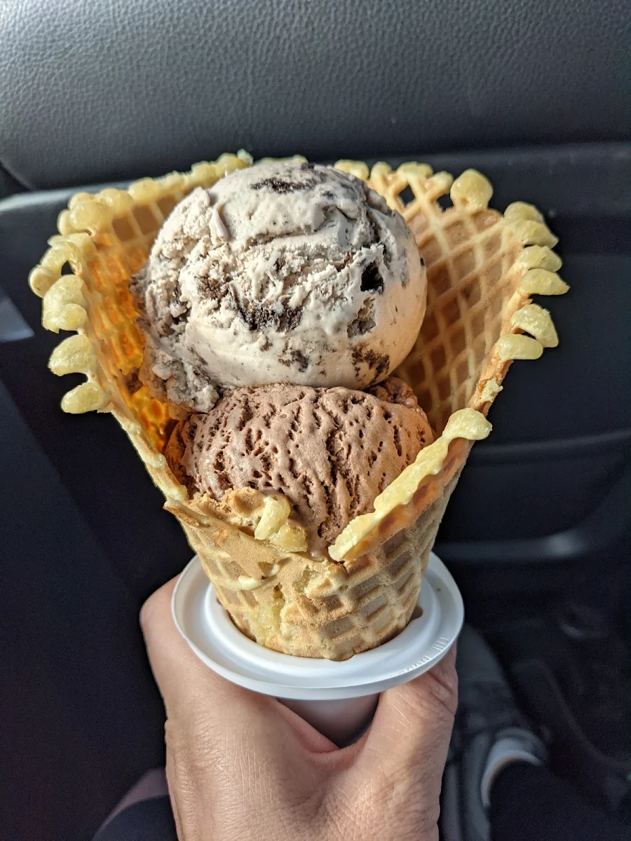 Moo Cookies and Cow Pie Waffle Cone