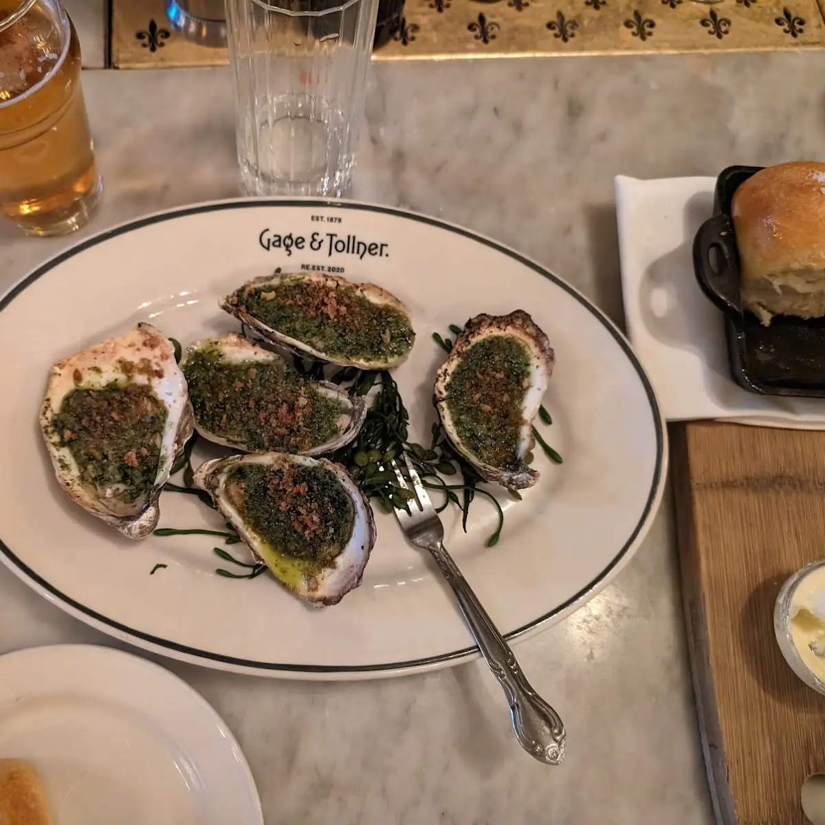Oysters Rockefeller