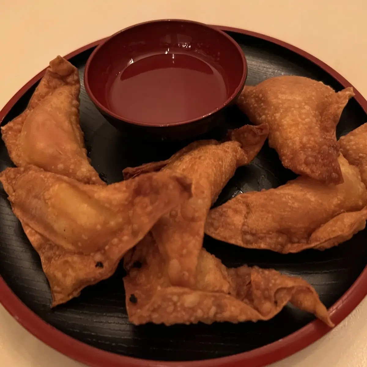 Fried Wontons with Cream Cheese