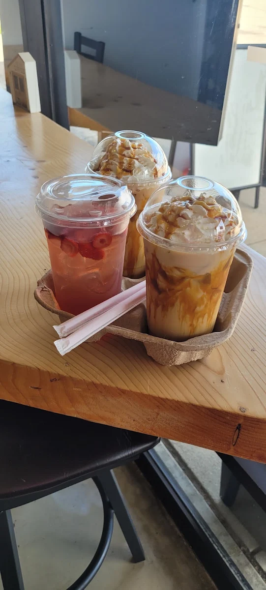 Carmel Rapture & KC with Green Tea