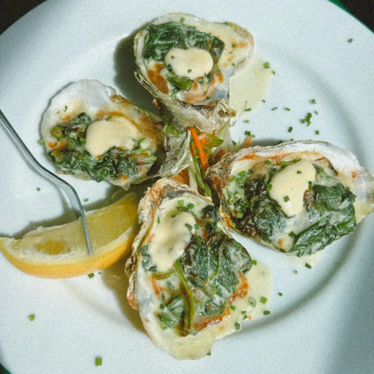 Oysters Rockefeller