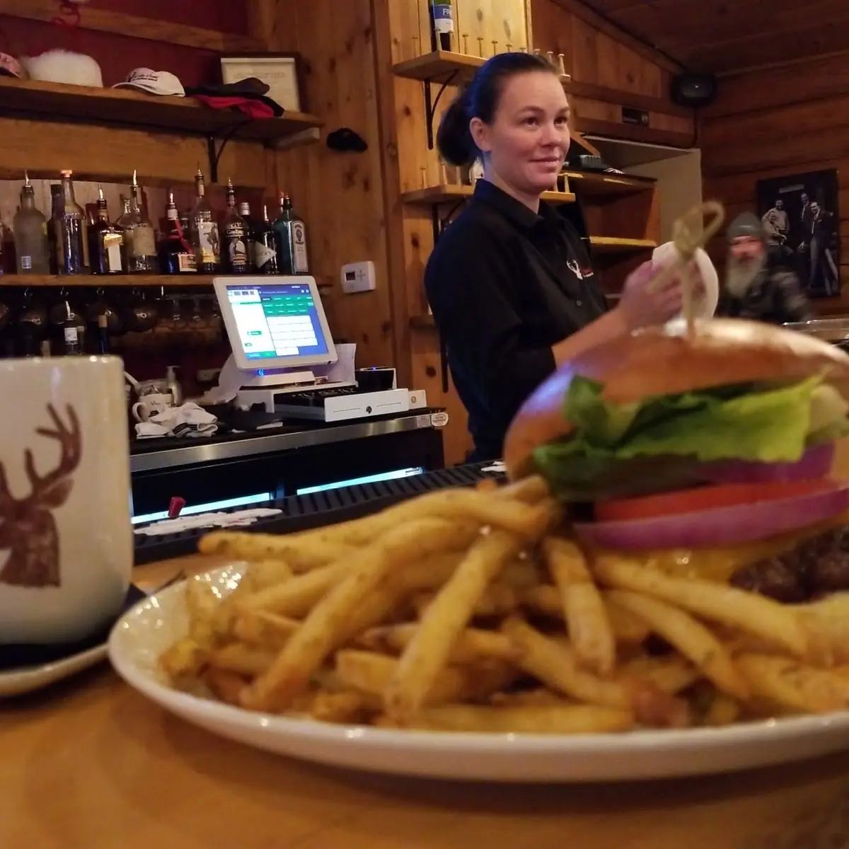 Kobe Burger and Fries