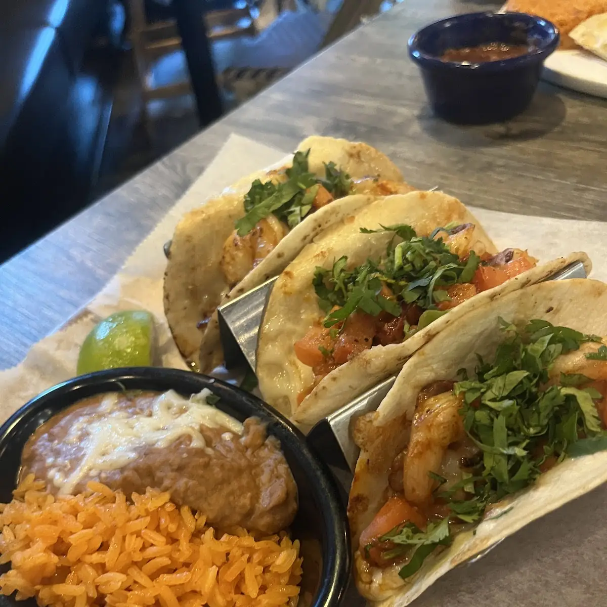L Shrimp Tacos