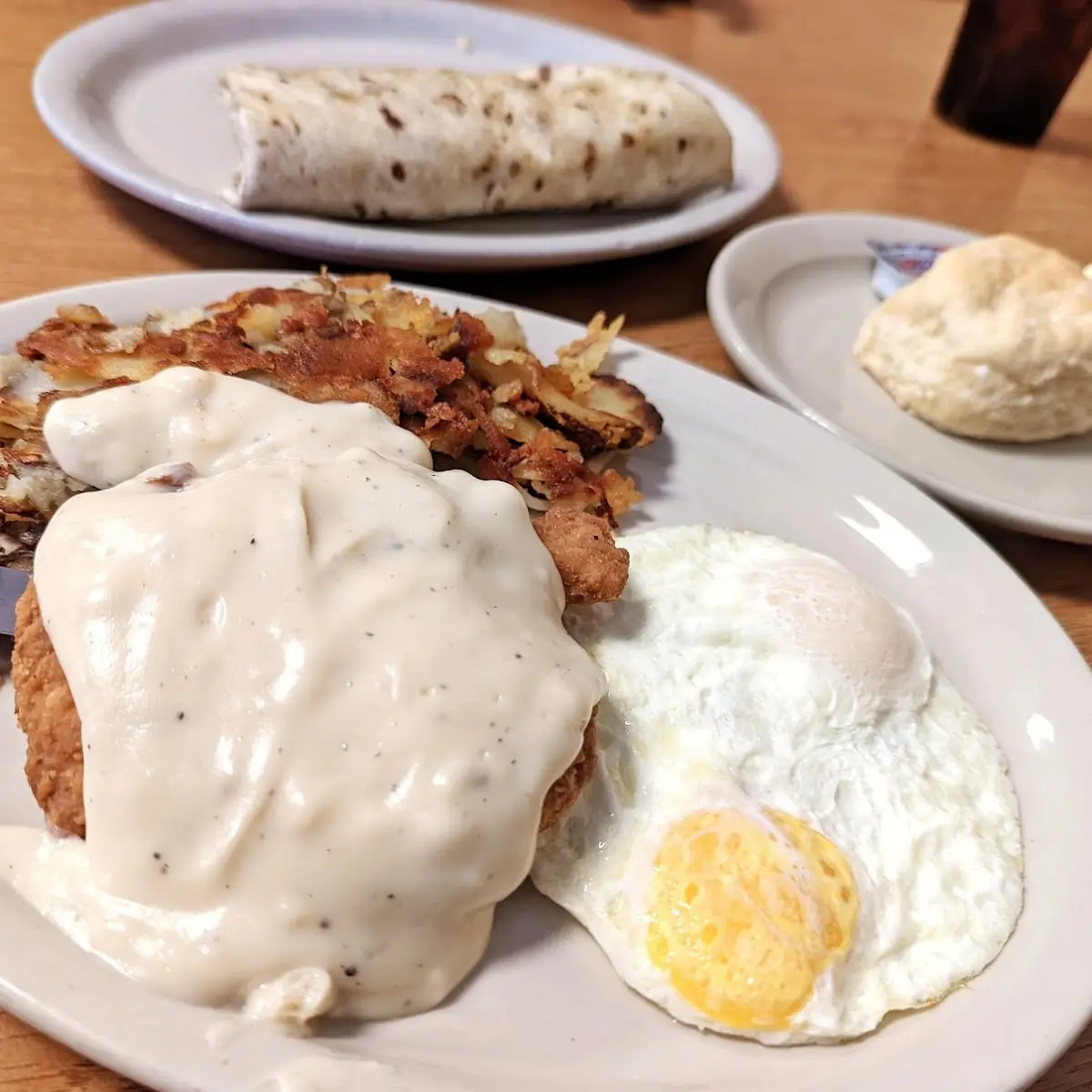 Chicken Fried Chicken and Eggs