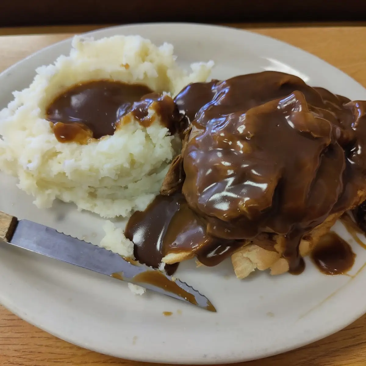 Open Faced Roast Beef