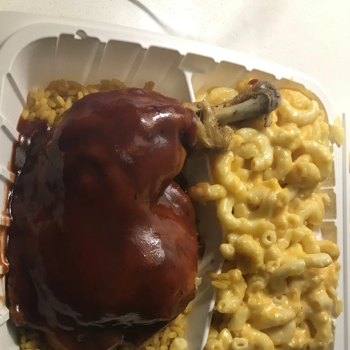 BBQ Chicken and Mac & Cheese