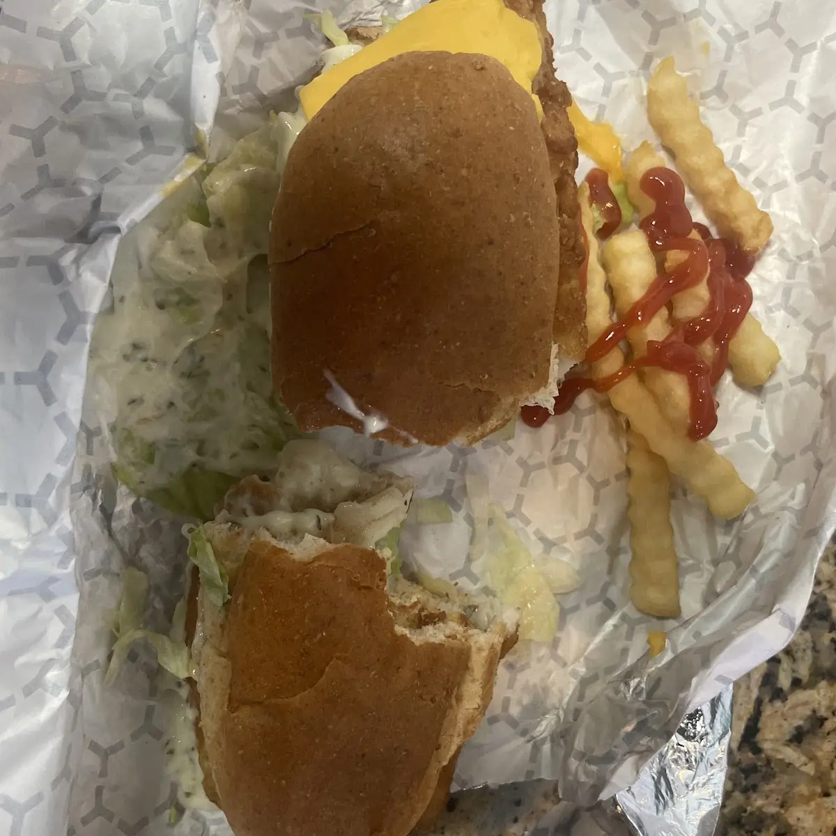 Jr Fish Sandwich Combo