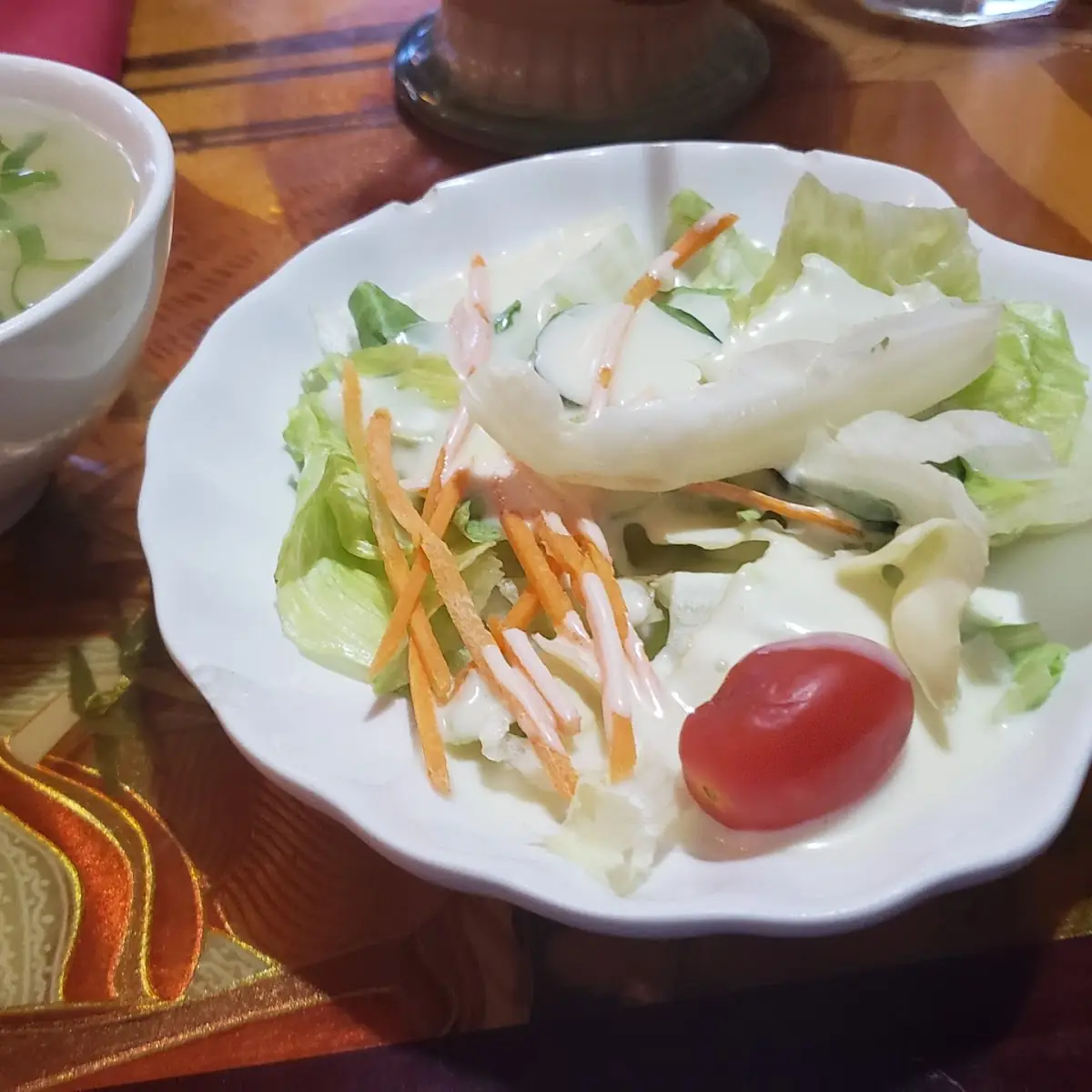 Miso Soup and Salad