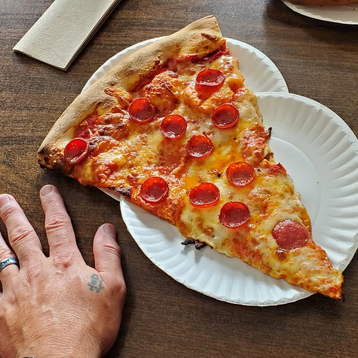 Pepperoni Slice Bigger Than My Hand