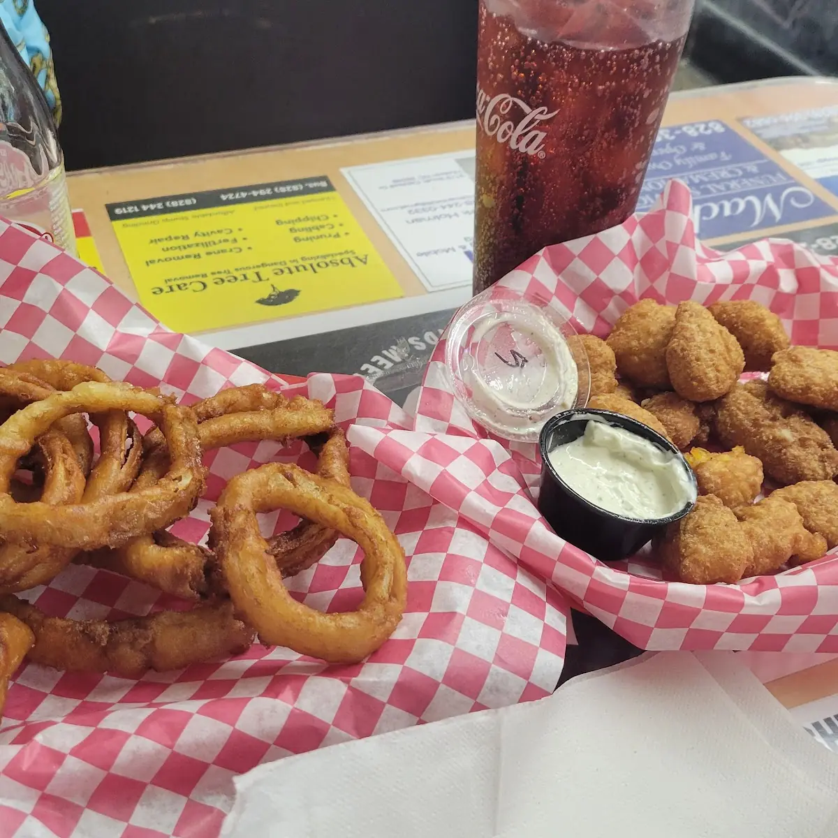 Onion Rings and Corn Nuggets