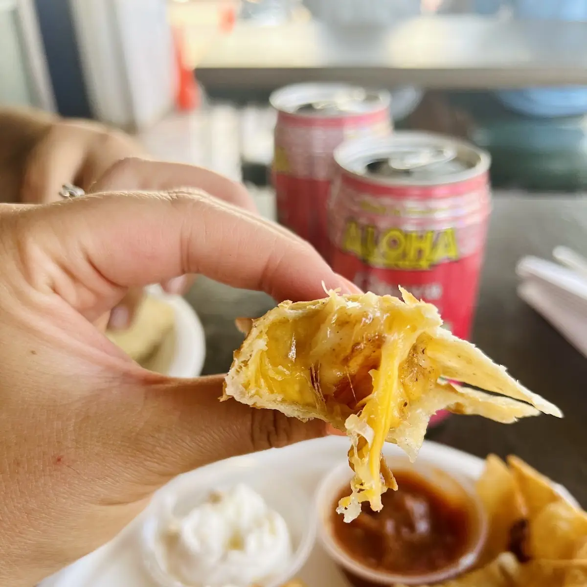 Coconut Shrimp Quesadilla
