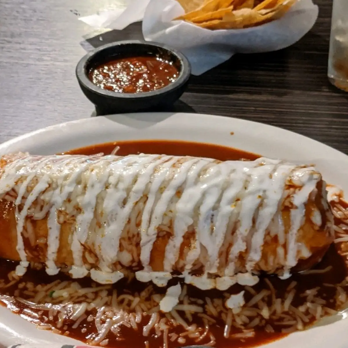 Wet Carnitas Burrito