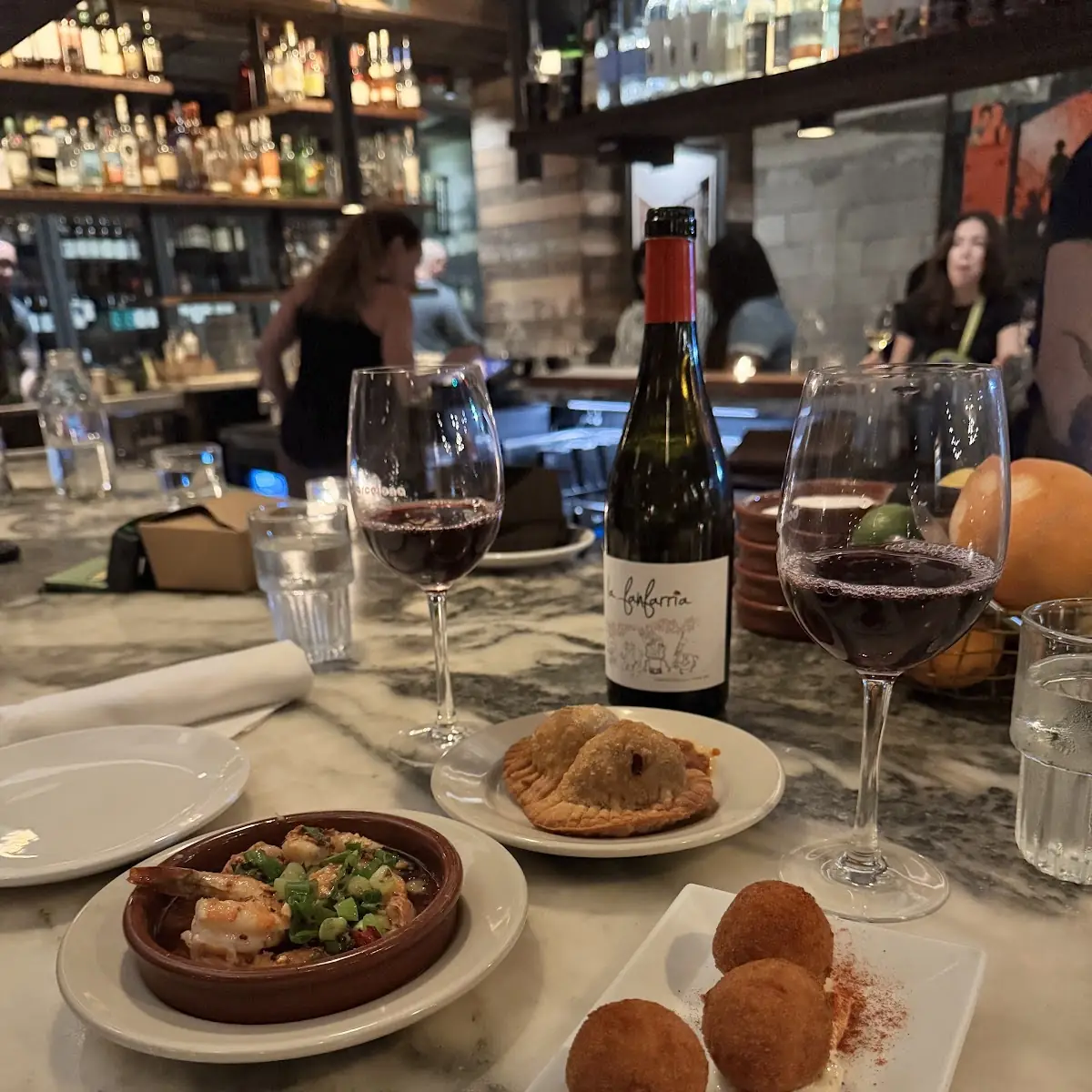 Spanish Tapas and Red Wine