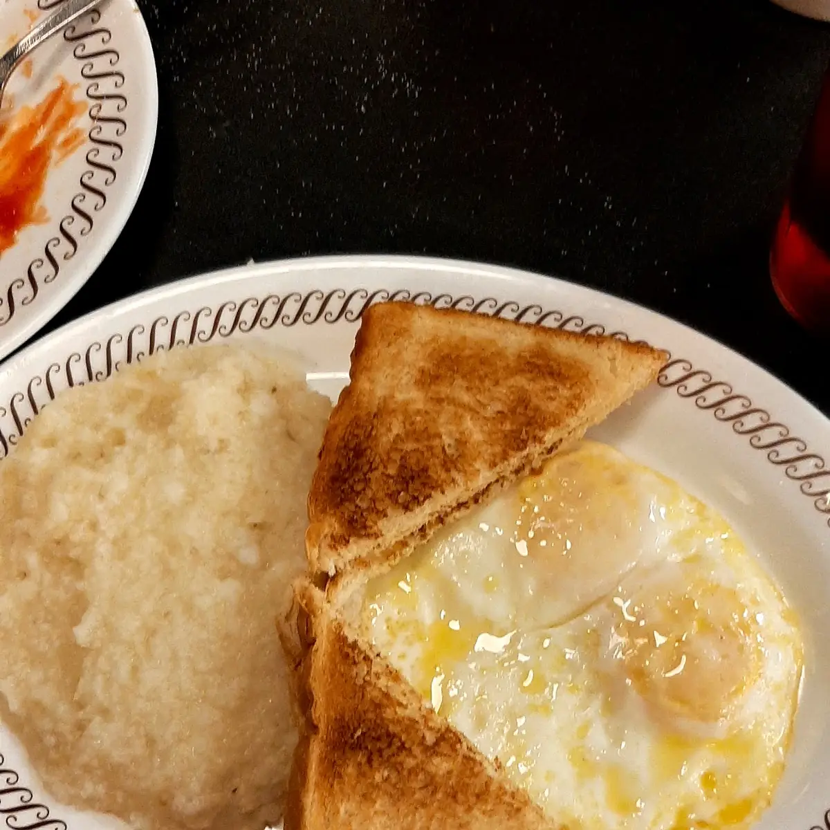 Grits Eggs and Toast