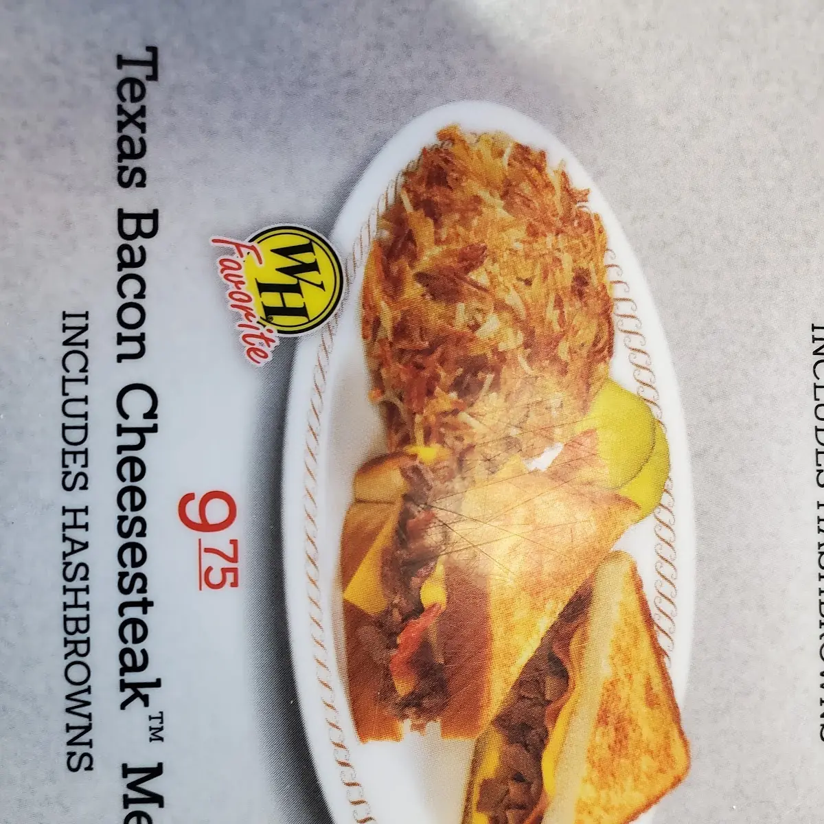 Texas Bacon Cheesesteak Melt