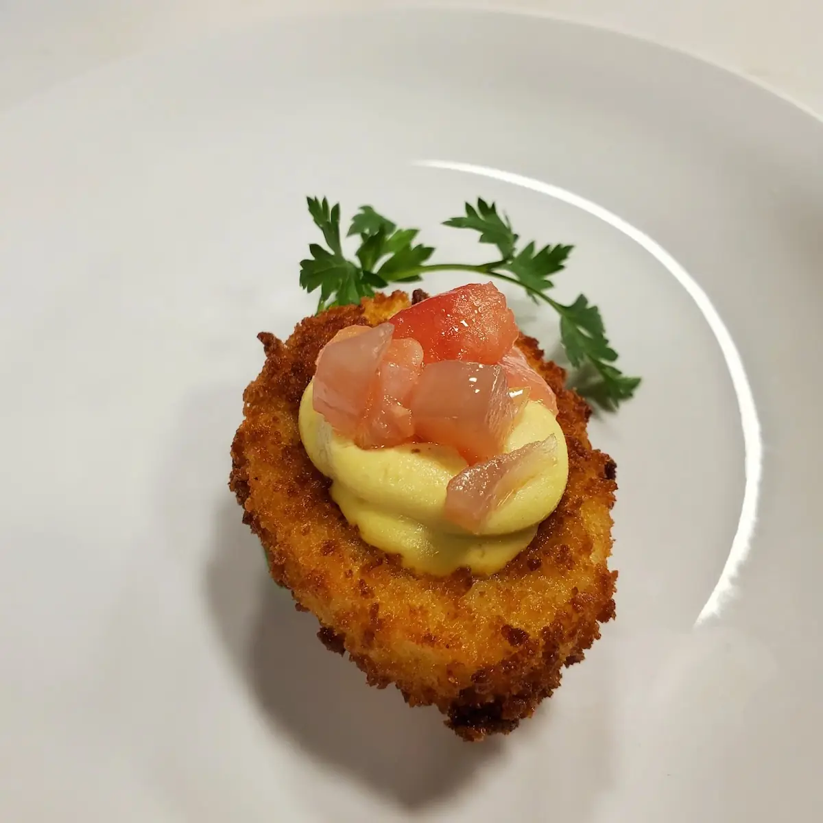 Fried Deviled Egg