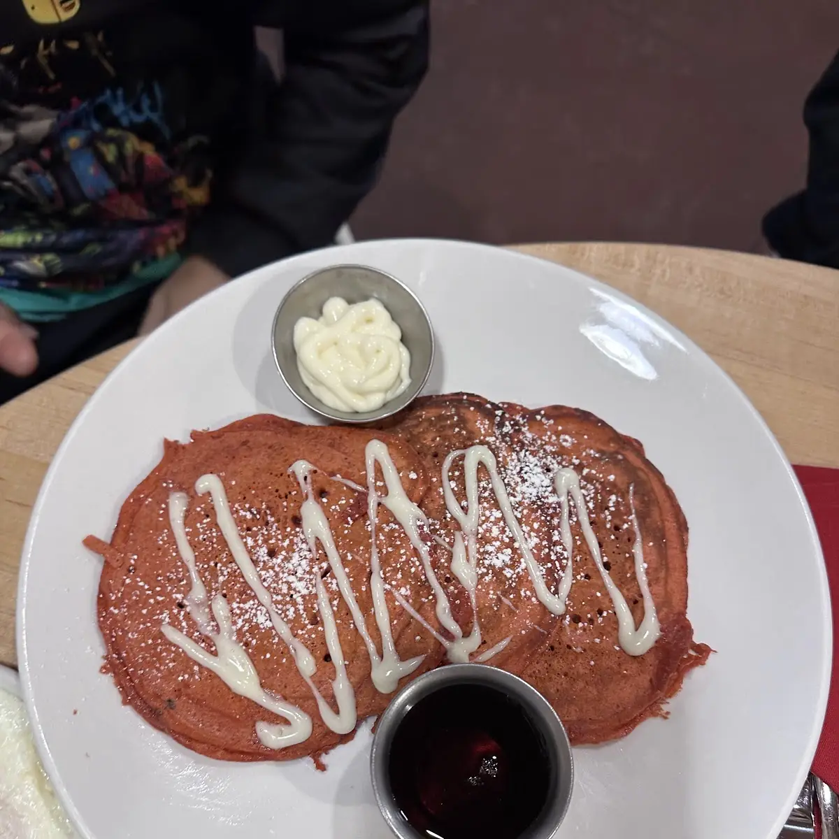 Red Velvet Pancakes