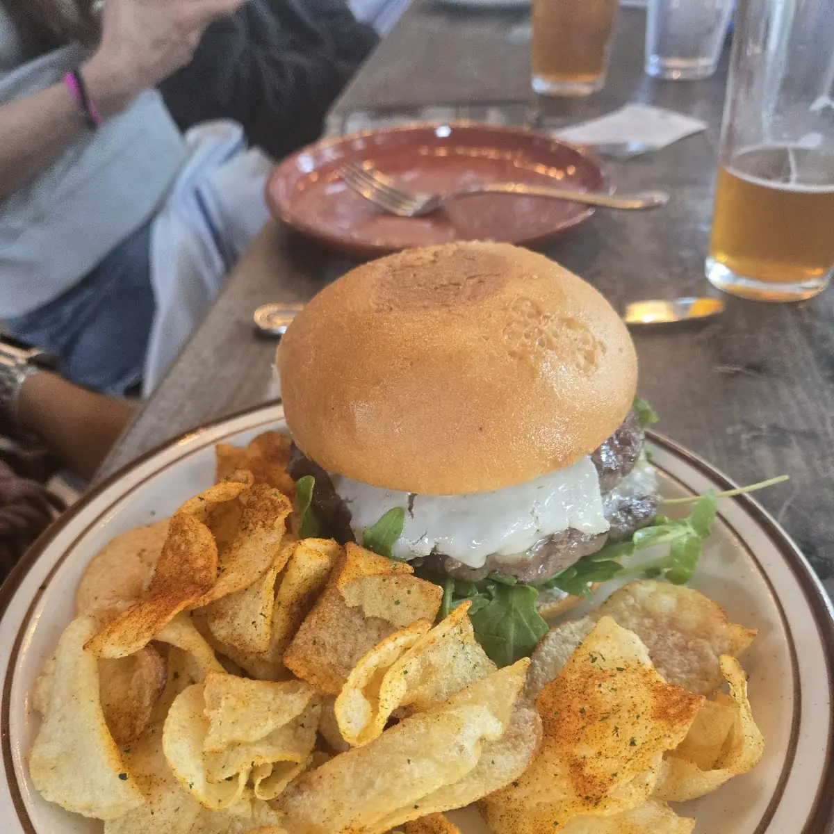 Burger on Gluten Free Bun