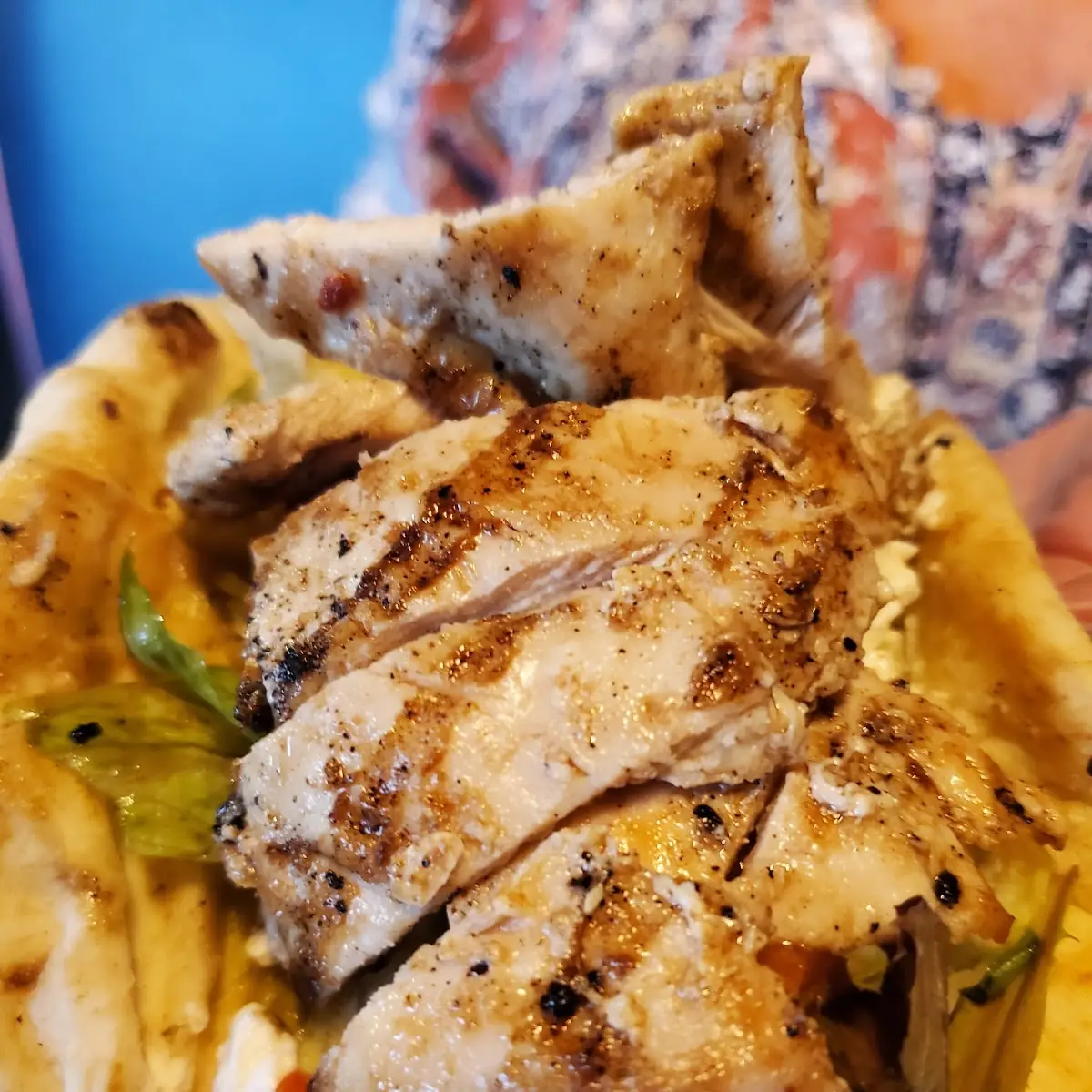 Pesto Chicken Pita