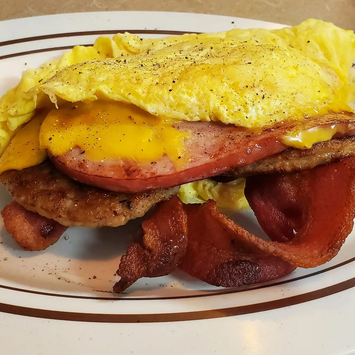 Meat Lovers Omelet