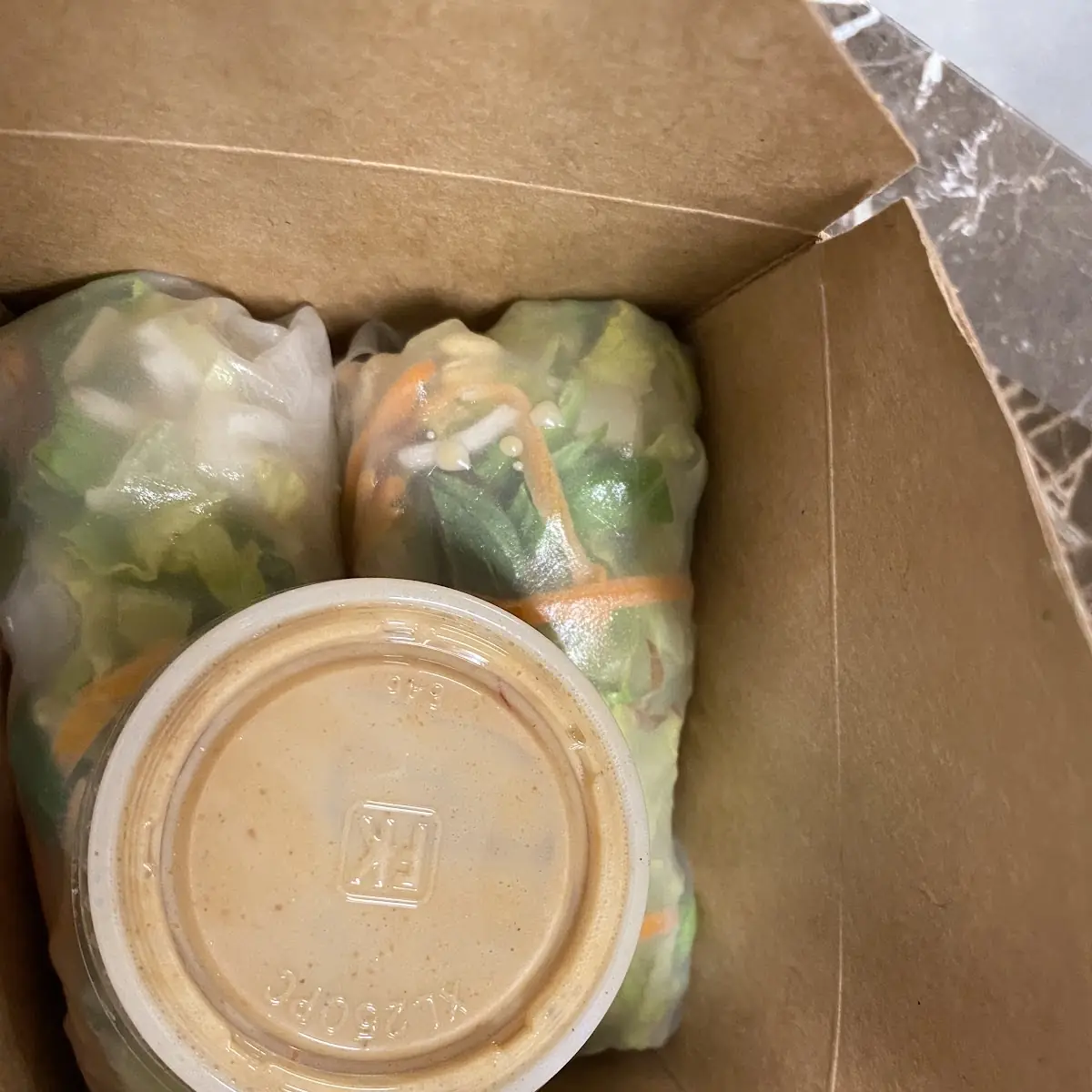 Fresh Spring Rolls with Rice Paper