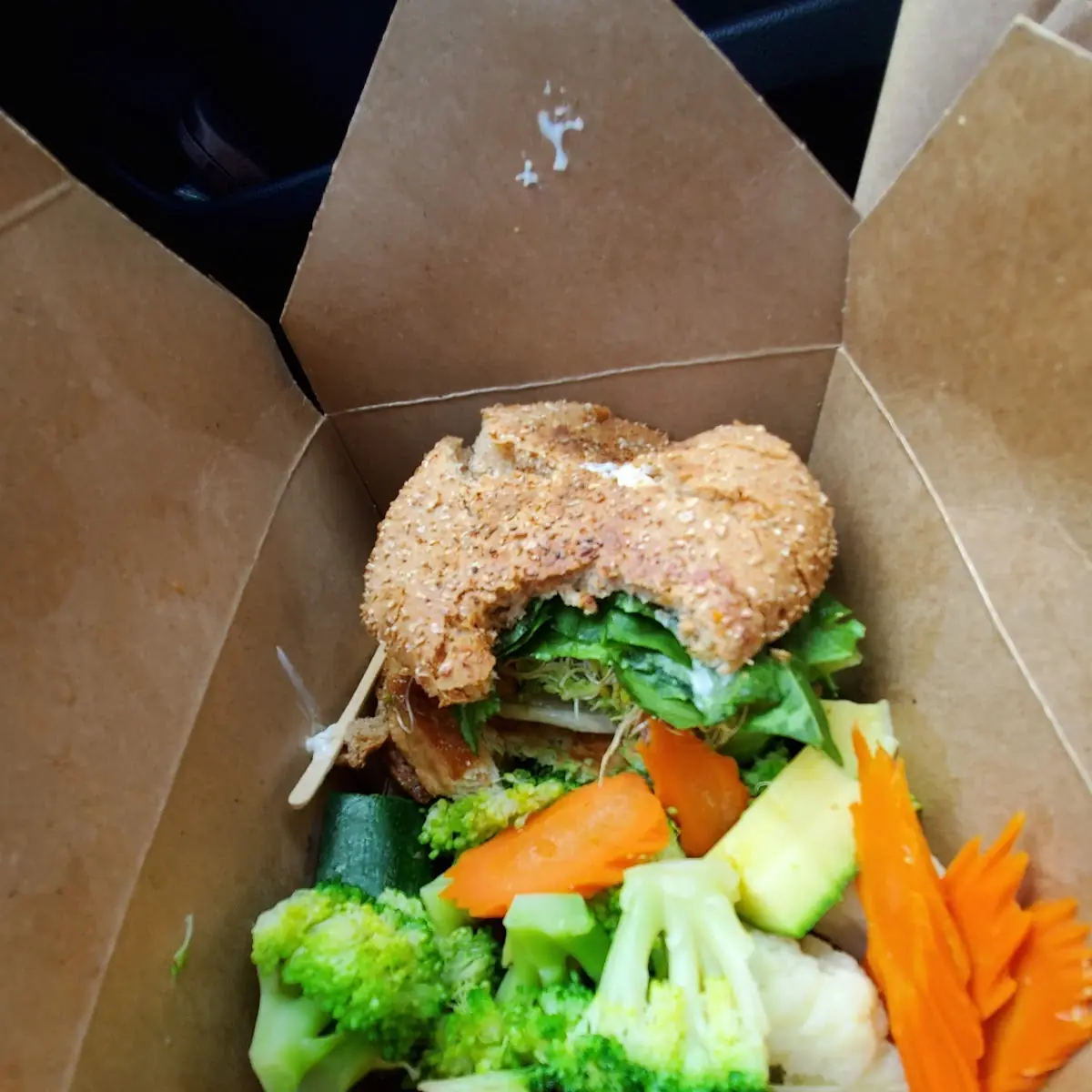 Garlic Chicken Burger