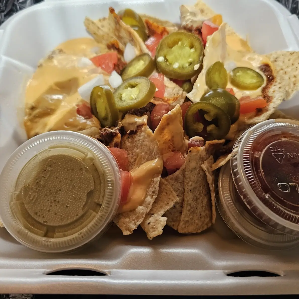 Loaded Beer Cheese Nachos