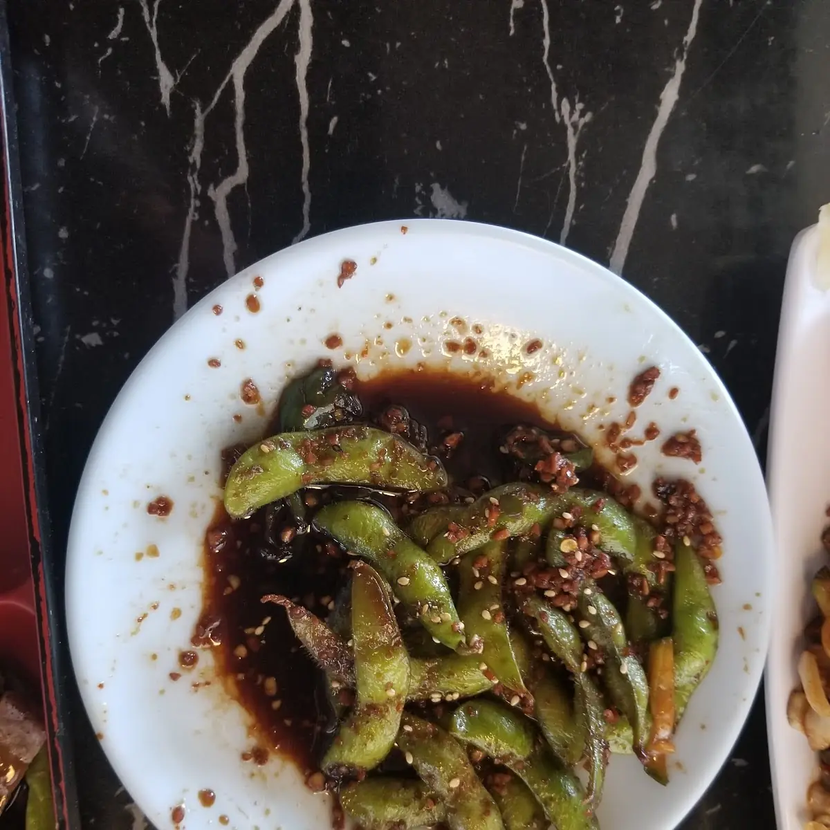 Garlic Edamame