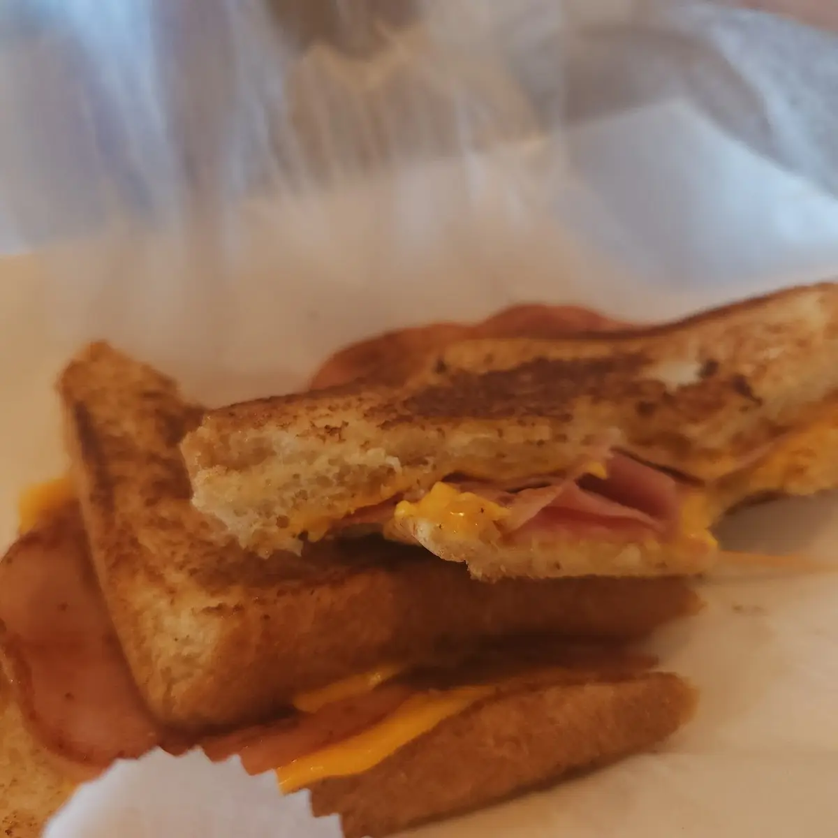Grilled Ham and Cheese Sandwich
