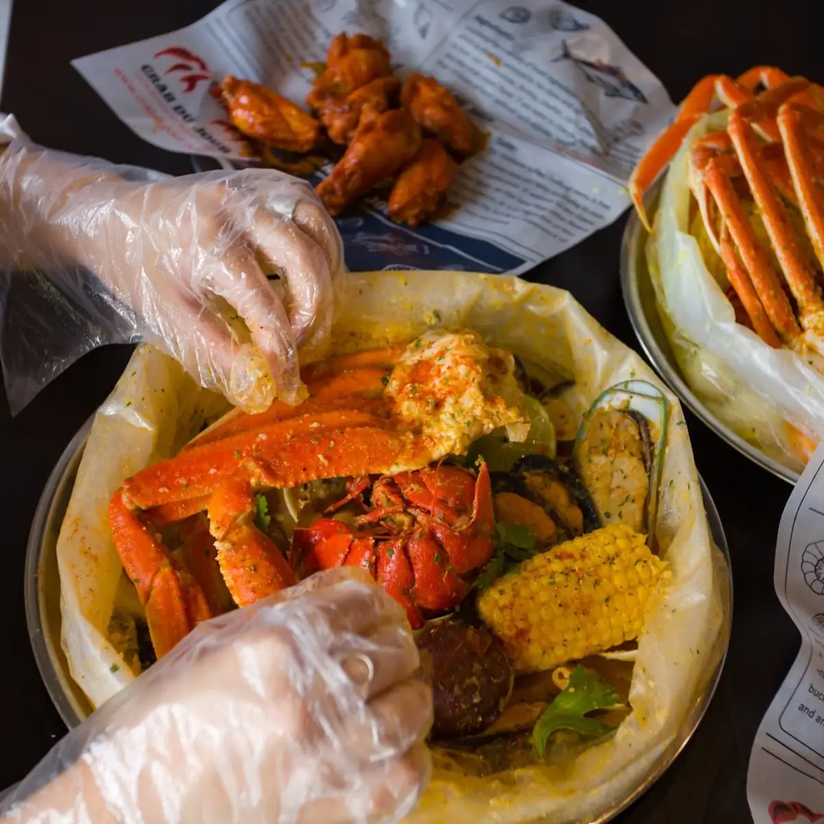 Lunch Meal 1 2lb Snow Crab Legs